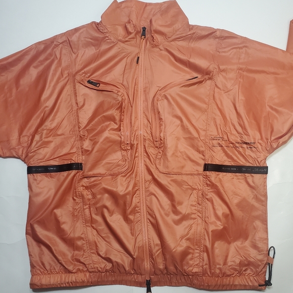 Brand New Jordan 23 Engineered Full Zip Track Jacket Orange Black Men's XL - Picture 3 of 11